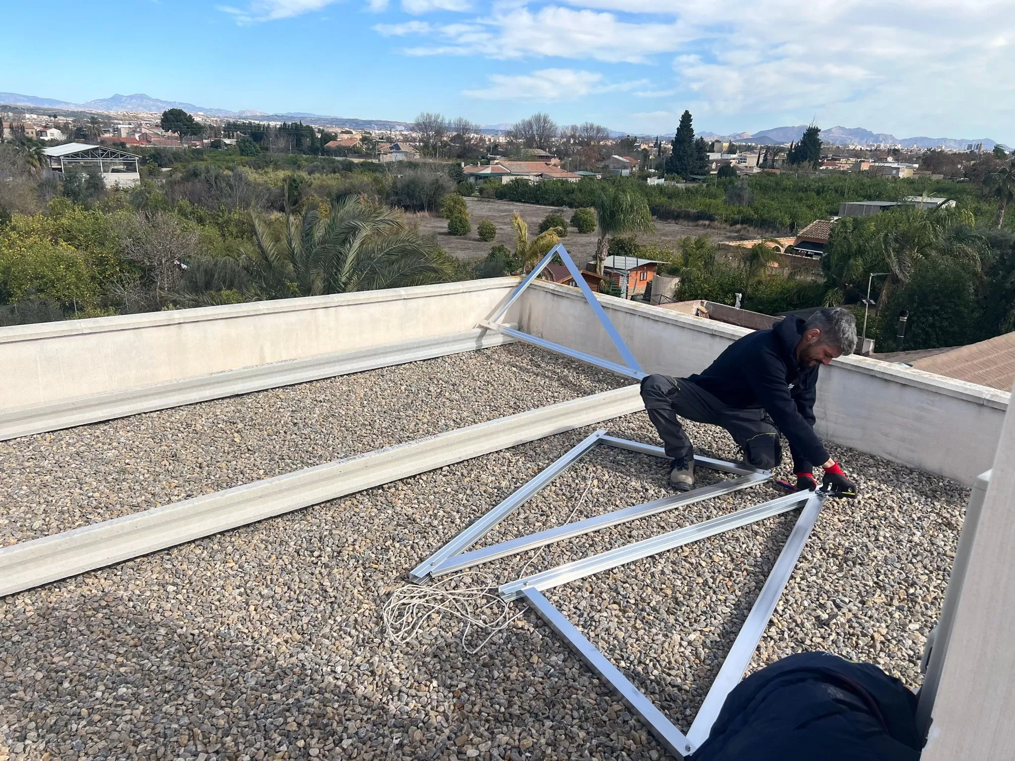 Paneles fotovoltaicos instalados